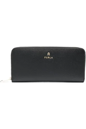 Furla Logo-lettering leather wallet
