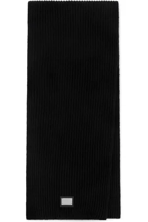 Dolce & Gabbana Logo-patch wool scarf