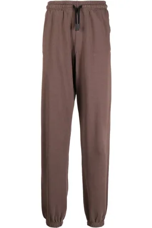 MARCELO BURLON Drawstring cotton track pants
