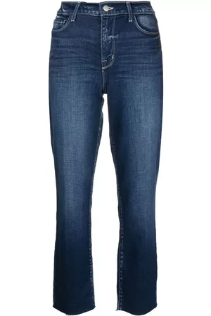 L'Agence Women Straight High Rise Jeans - High-rise straight-leg jeans