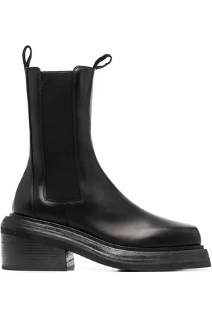 MARSÈLL Cassetto square-toe ankle boots