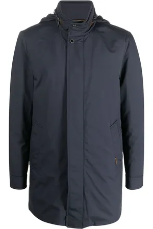 MOORER High-neck feather down jacket