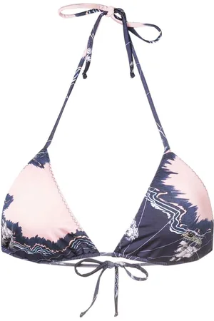 CLUBE BOSSA Abstract-pattern bikini-top
