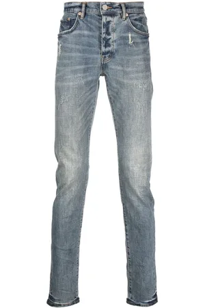 Purple Brand Stonewashed slim-fit jeans