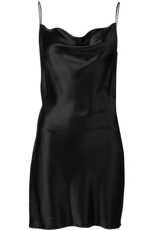 FLEUR DU MAL Cowl-neck slip dress