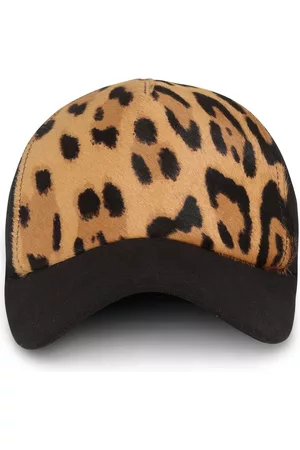Balmain Women Hats - Leopard print cap