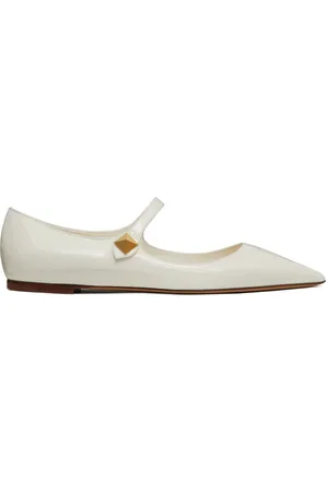 VALENTINO GARAVANI Tiptoe patent leather ballerinas