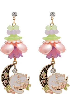 AMIR SLAMA Cat drop earrings