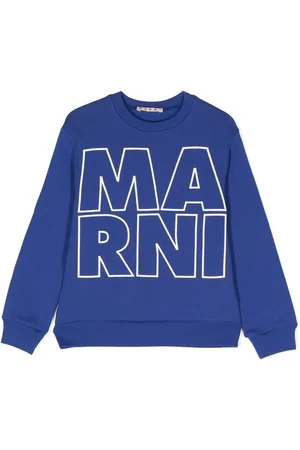 Marni Logo-print crew-neck sweatshirt