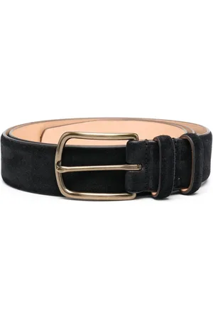 Officine creative Antique-effect suede belt