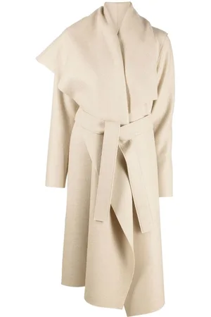 Harris Wharf London Hooded Wrap Coat