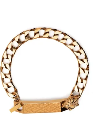 Versace Medusa Western Buckle Smooth Leather Gold Plated Brass Gold Br –  AUMI 4