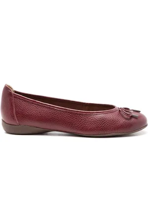 Sarah Chofakian France pebbled ballerina shoes