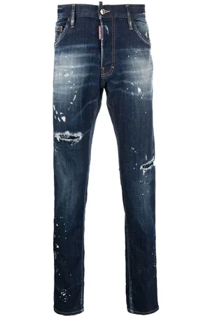 Dsquared2 Distressed-effect straight-leg jeans