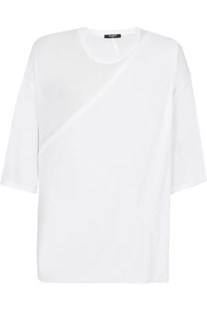 Balmain Gathered-panel detail T-shirt