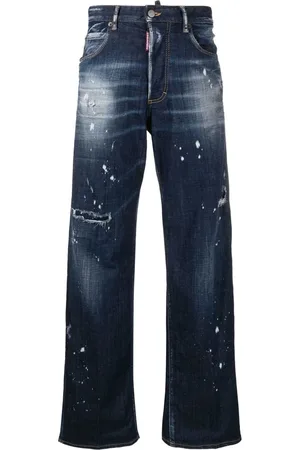 Dsquared2 Distressed-effect straight-leg jeans