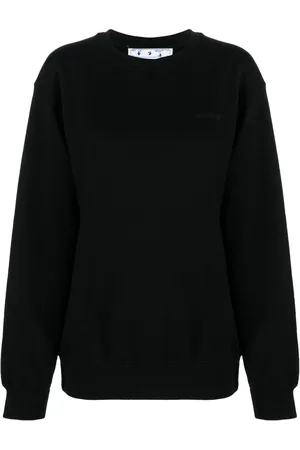 OFF-WHITE Diag-print cotton sweatshirt