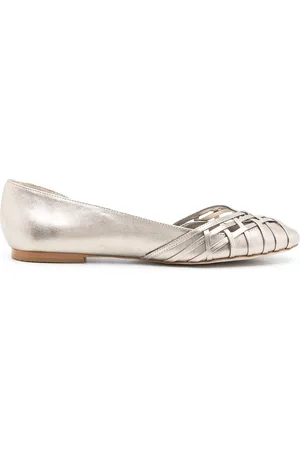 Sarah Chofakian Victoria leather ballerina shoes