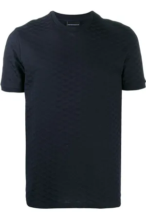 Emporio Armani Embossed logo cotton T-shirt