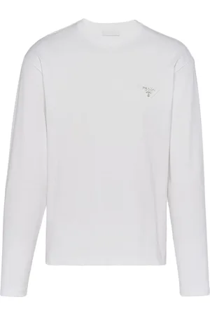 Prada Logo-patch long-sleeve T-shirt