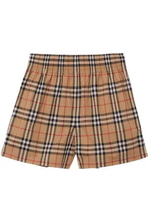 Burberry Vintage Check side-stripe shorts
