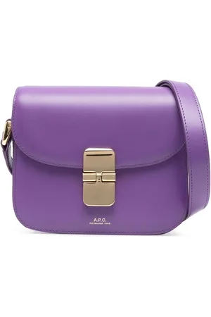 A.P.C.: Purple Mini Grace Shoulder Bag