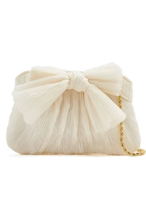 Loeffler Randall Rochelle pleated clutch bag