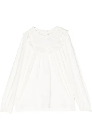 Tartine Et Chocolat Ruffle-detail cotton blouse