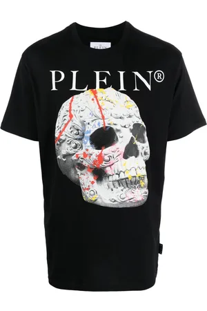 Philipp Plein Skull-print cotton T-shirt