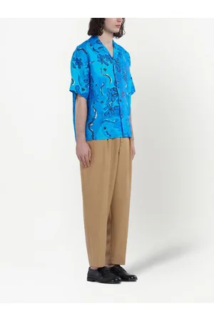 Marni Floral-print short-sleeve shirt