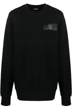 Philipp Plein Logo-patch crew neck sweatshirt