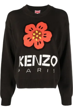 Kenzo Boke Flower-intarsia knit jumper