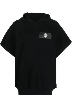 Philipp Plein Logo-print short-sleeved hoodie