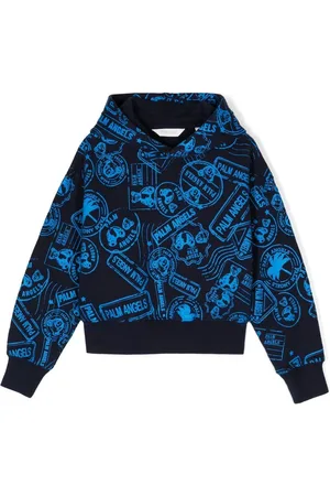 Palm Angels Graphic-print cotton hoodie