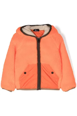 Moncler Zip-up fleece-lined hooded jacket