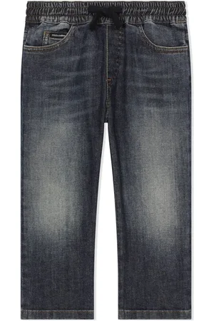 Dolce & Gabbana Logo-appliqu?? straight-leg jeans