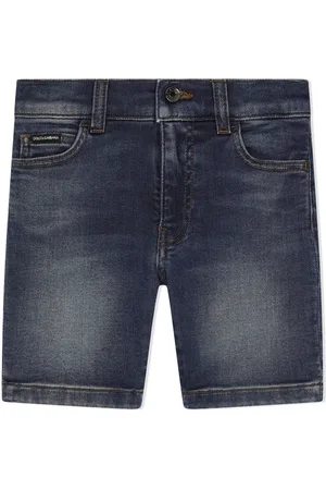 Dolce & Gabbana Logo-appliqu?? denim shorts