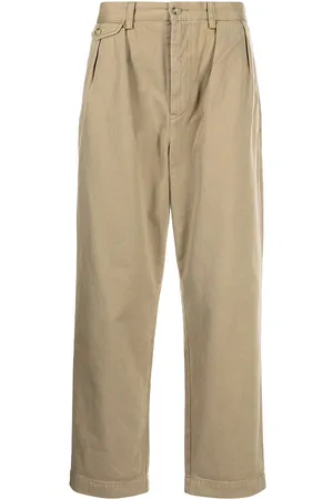 Ralph Lauren Pleat-detail cotton trousers