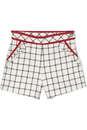 PATACHOU Checked flannel shorts