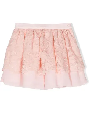 PATACHOU Lace-trim mini skirt