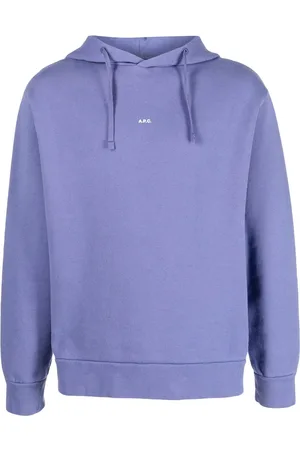 A.P.C. Milo Light Lilac Hoodie in Jersey