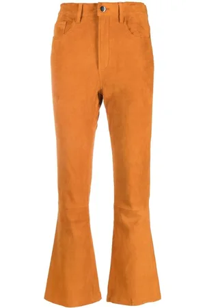 Paula Flared suede trousers