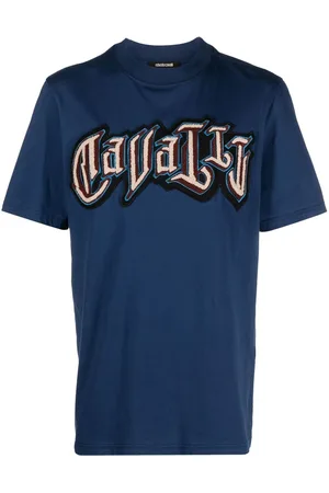 Roberto Cavalli Logo print cotton T-shirt