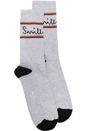 Paul Smith Intarsia knit-logo socks