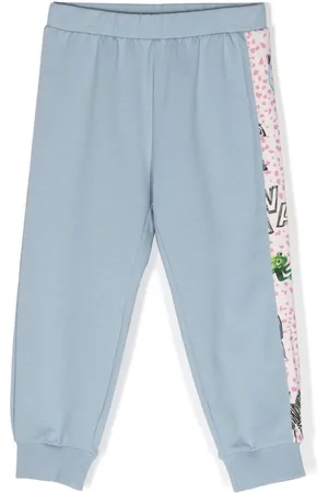 Roberto Cavalli Graphic-print cotton trackpants