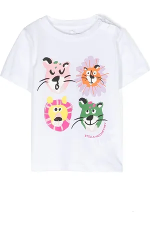 Stella McCartney Animal-print cotton T-shirt