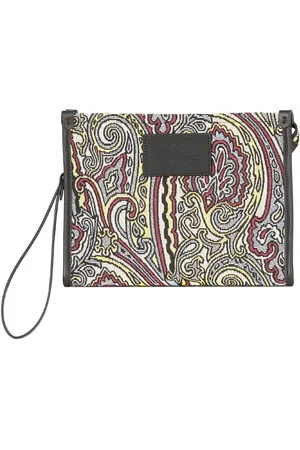 Etro Paisley-print clutch