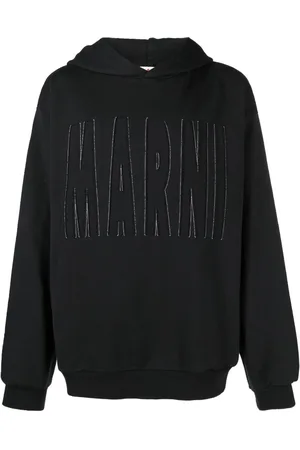 Marni Appliqué logo long-sleeve hoodie