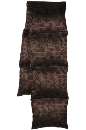 Moschino Quilted Monogram-Jacquard Scarf