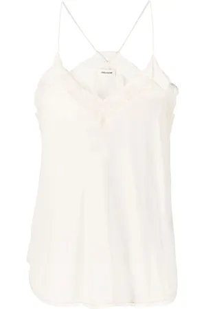 Zadig & Voltaire Lace-trim tank top